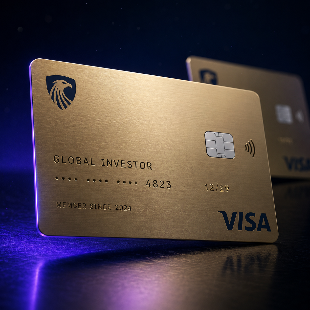 Premium metal Visa card issued to a non-resident ITIN holder